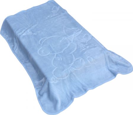 Scarlett Španělská deka 6654 - modrá, 110 x 140 cm