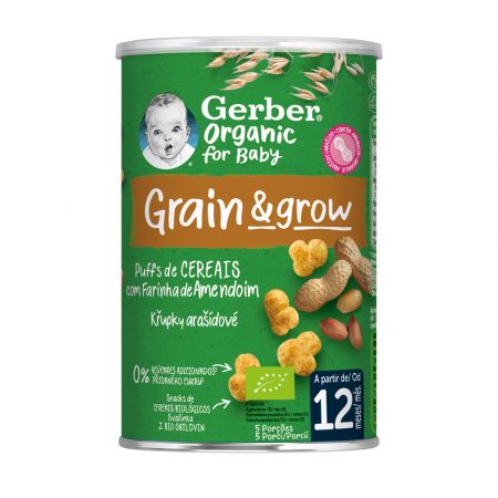 GERBER GERBER Organic křupky arašídové 35 g​