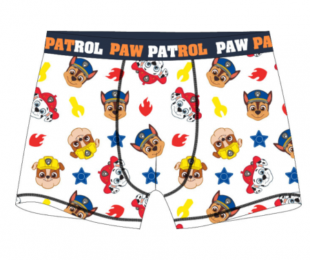 Chlapecké boxerky bílé Paw Patrol 110 / 116 cm