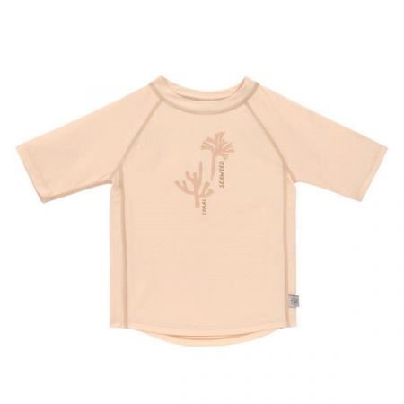 LÄSSIG tričko SHORT SLEEVE RASHGUARD Corals Peach Rose 19-24m