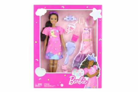 Barbie Moje první Barbie panenka den a noc-růžová HMM67 DS31581627