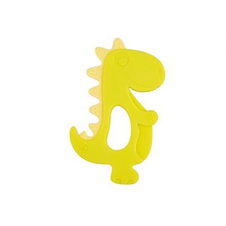 Chladící kousátko Canpol babies dinosaurus žluté