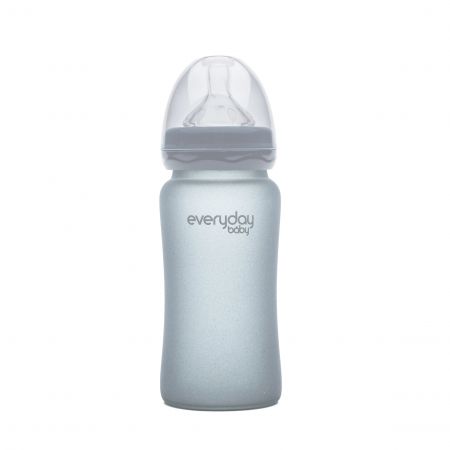 Everyday Baby EverydayBaby Láhev sklo 240ml,quiet grey