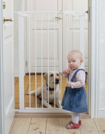 Baby Dan Vysoká zábrana Babydan Premier PET GATE 73-86 cm bílá