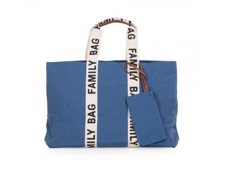 Childhome Cestovní taška Family Bag Canvas-Indigo