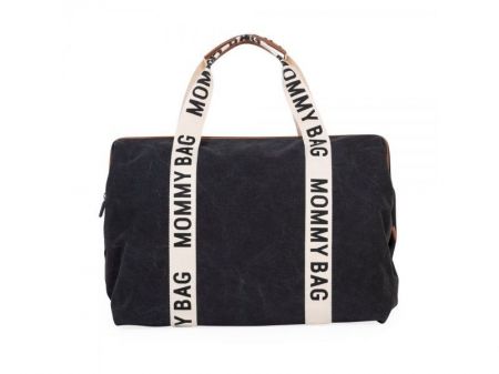 Childhome Přebalovací taška Mommy Bag Canvas-Black