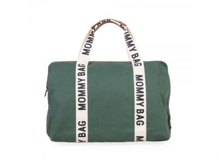 Childhome Přebalovací taška Mommy Bag Canvas-Green