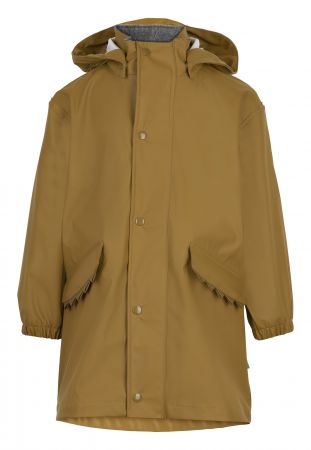 Mikk-Line Mikk - Line dětský kabát do deště 33156 Dull Gold Velikost: 140