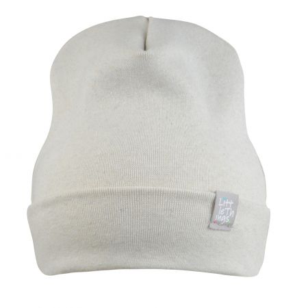 krémová čepice z recyklované bavlny - 6-9kg