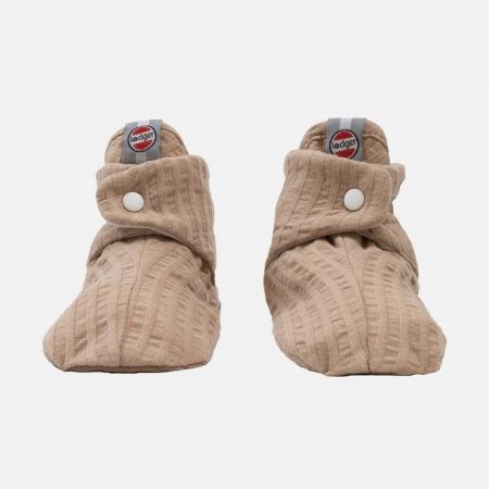 Lodger Slipper Seersucker capáčky-Beige 3-6m