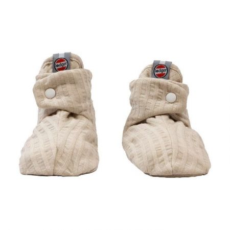 Lodger Slipper Seersucker capáčky-Birch 6-12m