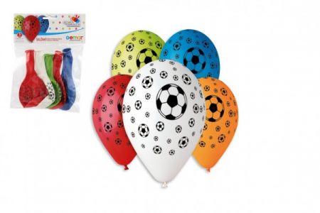 Smart Balloons Balonky nafukovací fotbal - 5ks