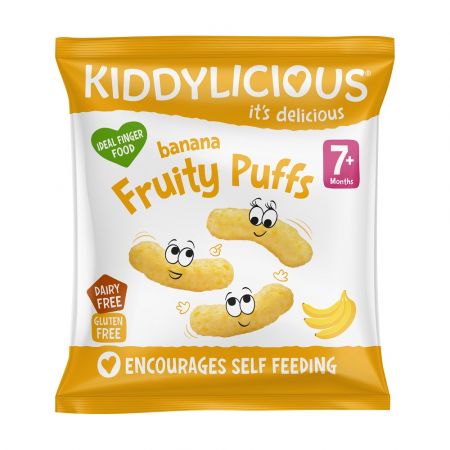 KIDDYLICIOUS Kiddylicious ovocné křupky banánové 10g