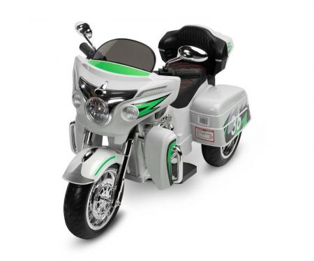 Toyz Elektrická motorka RIOT světle šedá
