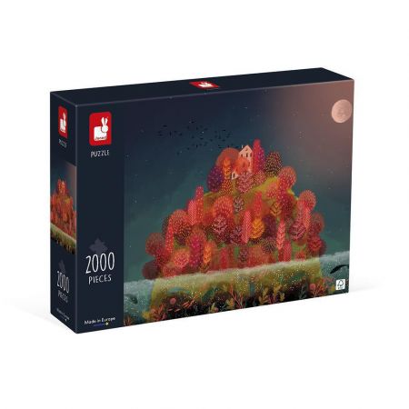 Janod Art puzzle Podzim na ostrově 2000 ks