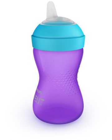 Philips AVENT Hrneček Grippy s jemnou hubičkou 300 ml dívka