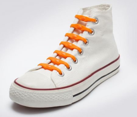 Shoeps Silikonové tkaničky 14 ks - dutch orange