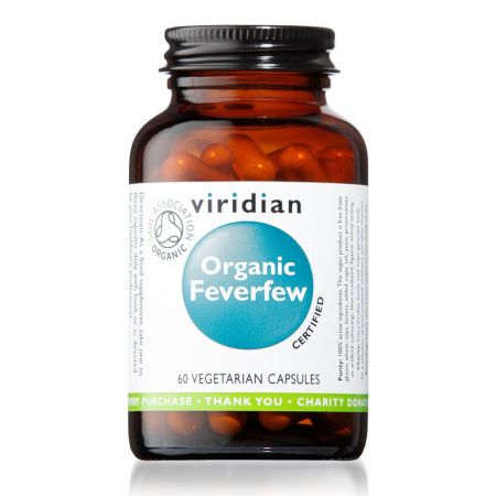 Rimbaba obecná Feverfew Organic Viridian 60 kapslí
