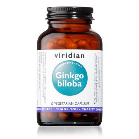 Ginkgo Biloba Viridian 60 kapslí