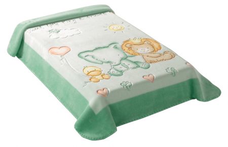Scarlett Španělská deka 547 - zelená, 80 x 110 cm