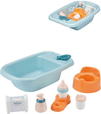 ECOIFFIER Vanička s nočníkem a doplňky toaletní baby set pro panenku miminko DS60560083