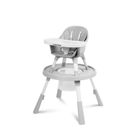 CARETERO Jídelní židlička CARETERO 3v1 Velmo grey