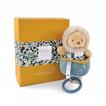 Doudou et Compagnie Paris | Doudou Plyšový lvíček hrající melodii 20 cm DS92176520