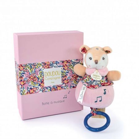 Doudou et Compagnie Paris | Doudou Plyšová srnka hrající melodii 20 cm DS83095026