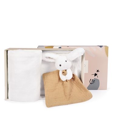 Doudou et Compagnie Paris | Doudou Dárková sada šťastný králíček DS75301760