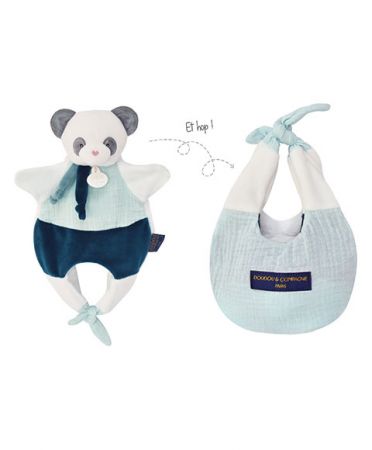 Doudou et Compagnie Paris | Doudou Panda v tašce 3v1 DS64583132