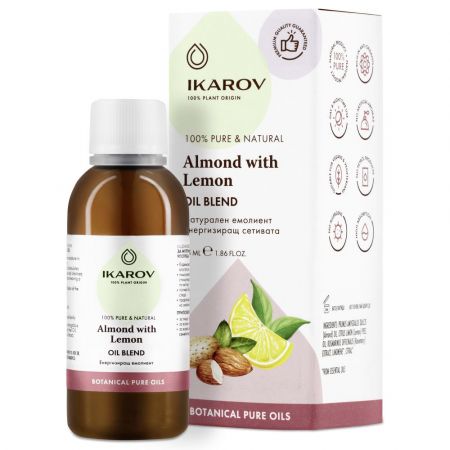 Mandlový olej s citrónovým esenciálním olejem Ikarov 55ml