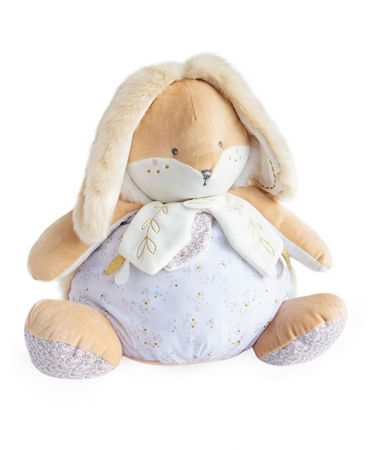 Doudou et Compagnie Paris | Doudou Bílý králíček s prostorem pro uložení pyžámka 38 cm DS62660270