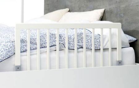 Baby Dan Zábrana k posteli dřevěná White 45x90cm