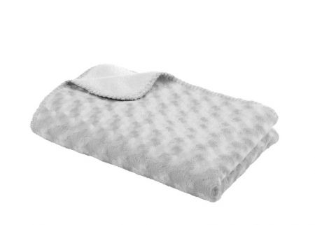 Baby Dan Dětská deka double fleece oboustranná 75x100 Grey Barva: šedé