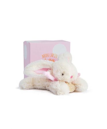 Doudou et Compagnie Paris | Doudou Plyšový králíček růžový 16 cm DS88985520