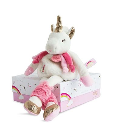 Doudou et Compagnie Paris | Doudou Plyšový jednorožec 22 cm DS27825120