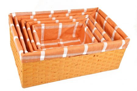 Úložný box oranžový Rozměry (cm): 22x15, v. 8