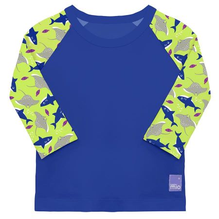 BAMBINO MIO Dětské tričko do vody s rukávem, UV 50+ Neon