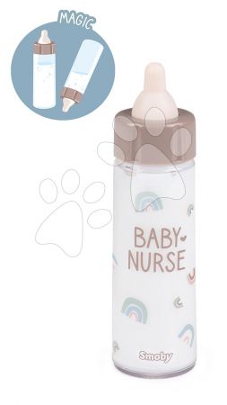 Smoby Láhev Natur D'Amour Magic Bottle Baby Nurse  s ubývajícím mlékem od 12 měsíců Novinka