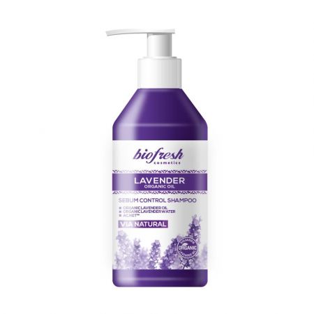 Šampon proti mastným vlasům s organickým levandulovým olejem Lavender 300ml