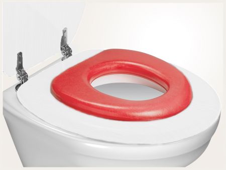 Reer WC sedátko soft červené