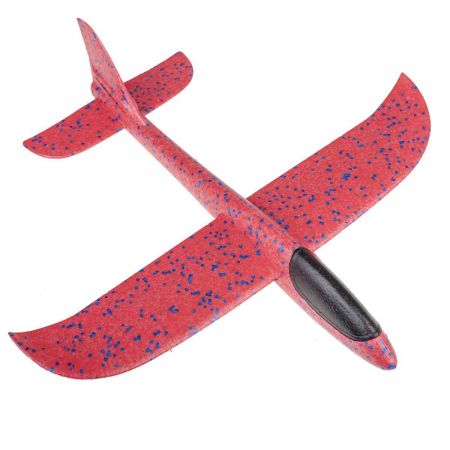 KIK Plachtařské letadlo polystyren 47 x 49 cm červené KX7840_2