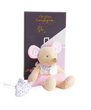 Doudou et Compagnie Paris | Doudou Plyšová myš Suzy v tutu sukýnce 19 cm DS88955256