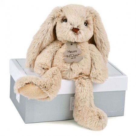 Doudou Histoire d´Ours Plyšová hračka béžový králíček 25 cm DS42032918