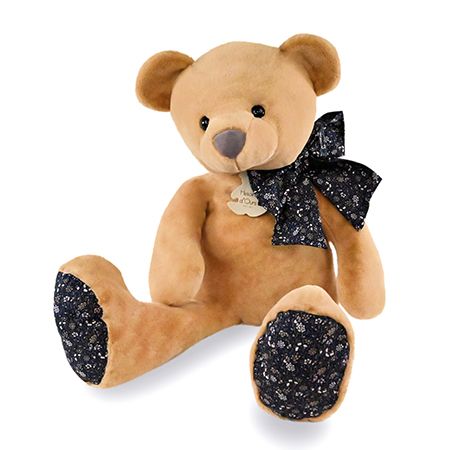 Doudou Histoire d´Ours Plyšový kamarád světle hnědý medvídek 60 cm DS52680906