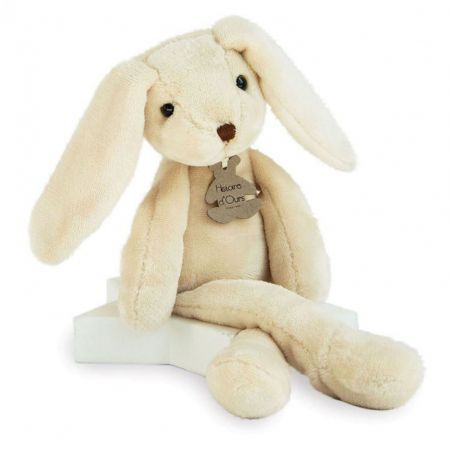 Doudou Histoire d´Ours Plyšový kamarád bílý králíček 40 cm DS15867215