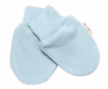 Kojenecké rukavičky, bavlna Space Bear, Baby Nellys - pastel mint Velikost: 56-62 (0-3m)