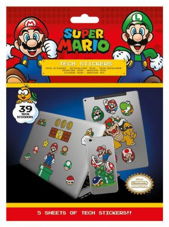 EPEE Merch Sada Samolepek, Super Mario 39 ks