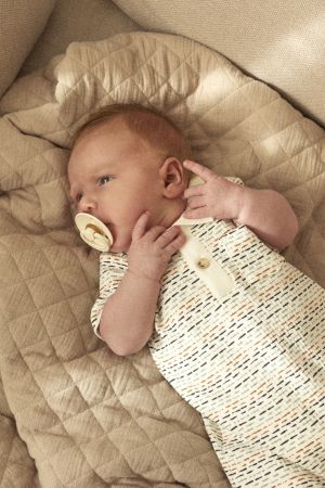 Fixoni kojenecký overal s krátkým rukávem 422505 - 1021 Velikost: 56 Bavlna