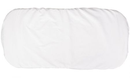 Kaarsgaren Bio-bavlněné prostěradlo do kočárku 35 x 75 cm Bílé